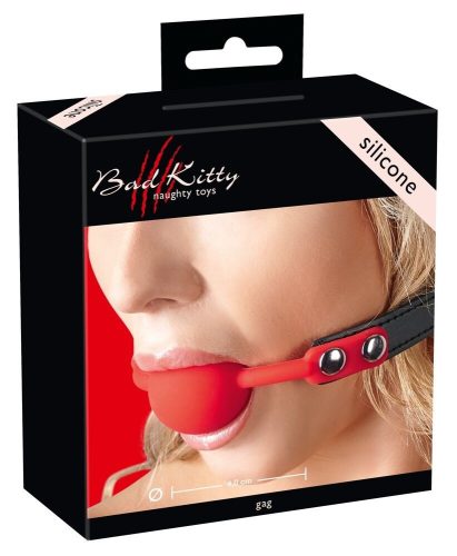 Bad Kitty Red Gag Silicone