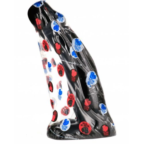 TELJESEN FEKETE - REALISTA FEKETE ÖKÖLES DILDÓ 29 CM