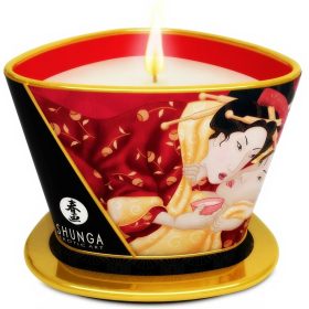   SHUNGA - MINI SIMOGATÁS CANDELIGHT EPER ÉS CAVA MASSZÁZSGYERTYÁJA 170 ML