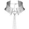 BIJOUX - DÉSIR MÉTALLIQUE SILVER METALLIC NECKLACE