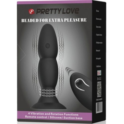 PRETTY LOVE – PLUG VIBRÁTOR ÉS FORGATÁS TÁVIRÁNYÍTÓVAL