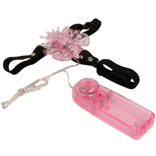 BAILE - HARNESS WITH MULTIVESPEED VIBRATING BUTTERFLY