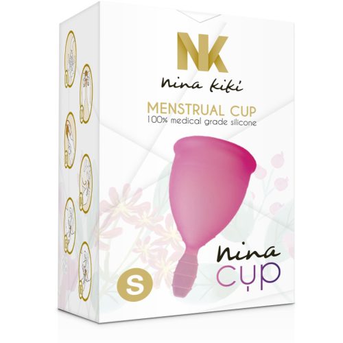 NINA KIKÍ - MENSTRUÁCIÓS KOSÁR RÓZSASZÍN - S MÉRET