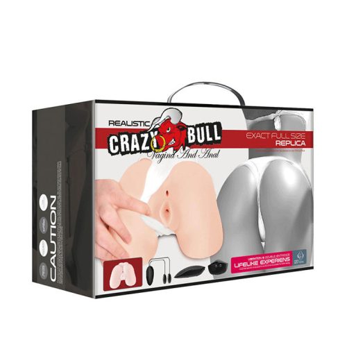 CRAZY BULL – REALISTA VAGINA ÉS ANUS REZGÉS POZÍCIÓVAL 5