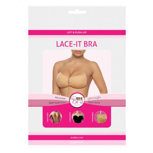 BYE-BRA - LACE-IT ENHANCEMENT PUSH-UP FEKETE KOSÁR A