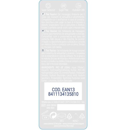 KONTROLL - 2 EN 1 MASSZÁZS ÉS ÉLVEZET THAI PASSION 200 ML