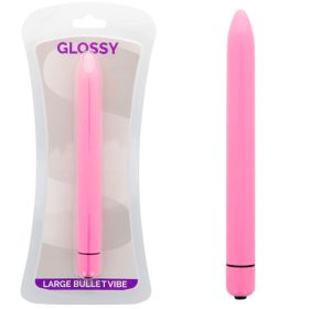GLOSSY - VÉKONY VIBRÁTOR DEEP ROSE