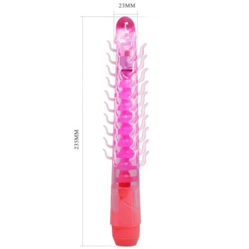BAILE - FLEXI VIBE ÉRZÉKI GERINC HAJLÍTHATÓ VIBRÁLÓ DILDO LILAC 23,5 CM