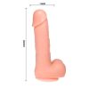 BAILE – REALISTA DILDO DONG REZGÉS ÉS FORGÁS 20 CM