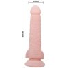 BAILE - SZUPER REALISTA TERMÉSZETES DILDO 18,8 CM