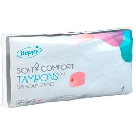 BEPPY - PUHA, KÉNYELMES TAMPONOK, NEDVES, 4 EGYSÉG