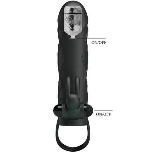 PRETTY LOVE - SZILIKON FEDÉL REZGÉSSZEL 14 CM 2.0