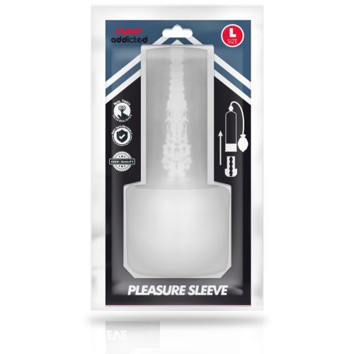 PUMP ADDICTED - PLEASURE SLEEVE MASTUBADOR L MÉRET