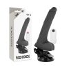 BASECOCK - REALISTA VIBRÁTOR TÁVIRÁNYÍTÓ FEKETE 19 CM -O-4 CM