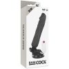 BASECOCK - REALISTA VIBRÁTOR TÁVIRÁNYÍTÓ FEKETE 20 CM -O-4 CM