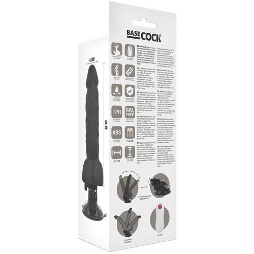 BASECOCK - REALISTIKUS, KIRAJZOLHATÓ TÁVIRÁNYÍTÓ FEKETE 20 CM -O-4,5 CM