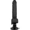 BASECOCK - REALISTA VIBRÁTOR TÁVIRÁNYÍTÁS FEKETE 18,5 CM -O-4CM