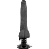 BASECOCK – VALÓSÁGHŰ FEKETE TÁVIRÁNYÍTÓS VIBRÁTOR HERÉKKEL 20 CM -O-4 CM