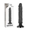 BASECOCK - REALISTA VIBRÁTOR 2-1 FEKETE 20 CM -O-4 CM