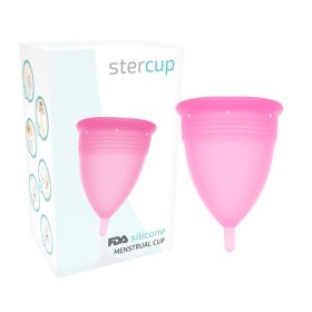   STERCUP - FDA SZILIKON MENSTRUÁCIÓS POHÁR RÓZSASZÍN - L MÉRET