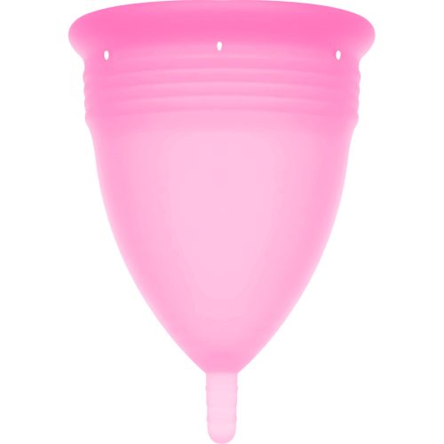 STERCUP - FDA SZILIKON MENSTRUÁCIÓS POHÁR RÓZSASZÍN - L MÉRET