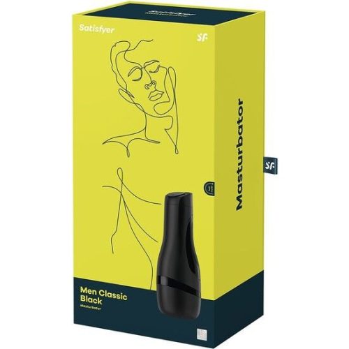 SATISFYER - MASZTURBÁLÓ FÉRFIAK KLASSZIKUS FEKETE