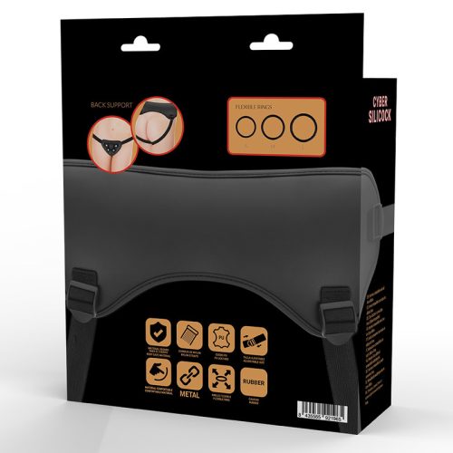 CYBER SILICON - STRAP-ON KÖTÉL 3 CSENGŐVEL INGYENES