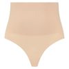 BYE-BRA - TANGA STÍLUSÚ ZÖKKENŐMENTES ÖV BÉZS XL MÉRET