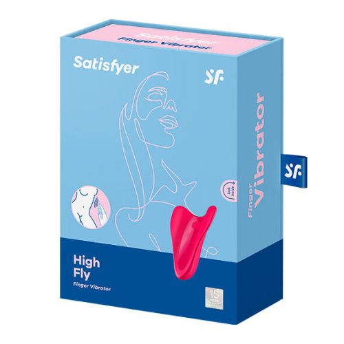 SATISFYER - HIGH FLY FINGER VIBRÁTOR FUKSIA