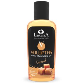   INTIMATELINE LUXURIA - VOLUPTAS EHETŐ MASSZÁZSZSEL, MELEGÍTŐ HATÁS - KARAMELL 100 ML