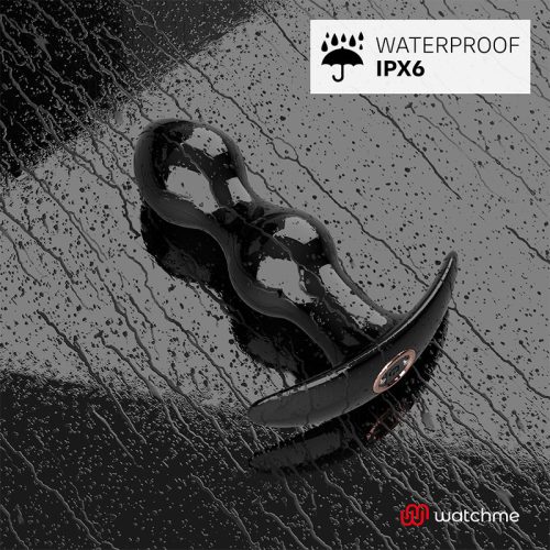 ANBIGUO - WATCHME TÁVIRÁNYÍTÓ DUGÓ ANÁLIS VIBRÁTOR TIBERIO