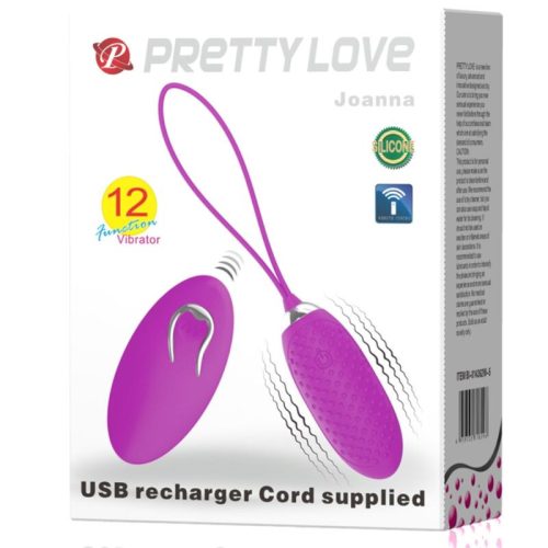 PRETTY LOVE - JOANNA VIBRATING EGG TÁVIRÁNYÍTÓ 12 MOD
