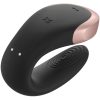 SATISFYER - DOUBLE LOVE LUXUS PARTNER VIBRÁTOR FEKETE