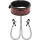 BEGME - RED EDITION COLLAR WITH NIPPLE CLAMPS WITH NEOPRENE LINING