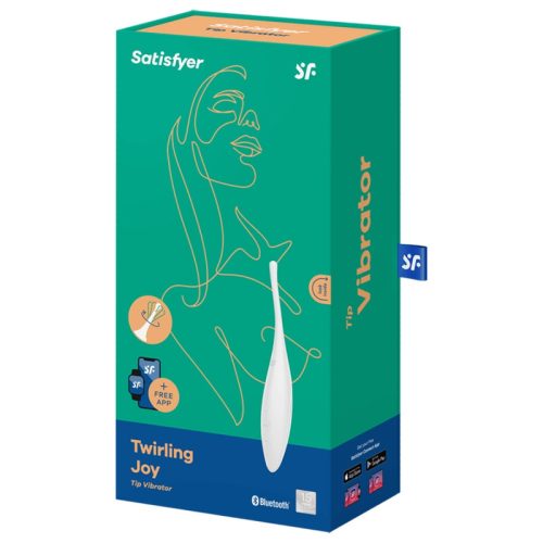 SATISFYER - PÖRGŐ JOY CSIKLÓCSÚCSÚ VIBRÁTOR FEHÉR