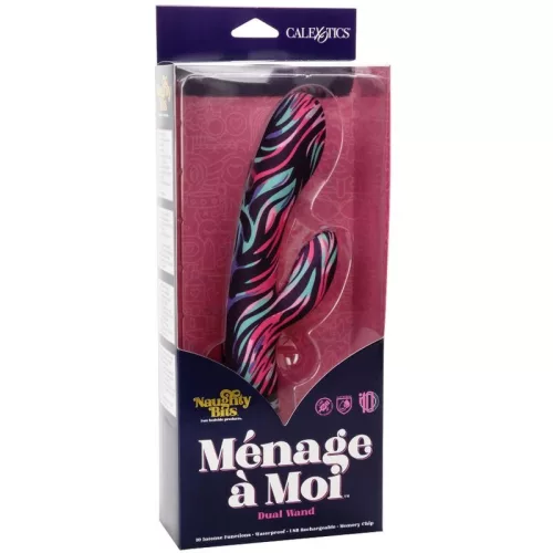 CALEXOTICS - MENAGE A MOI DUAL WAND VIBRATOR