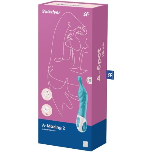 SATISFYER - LENYŰGÖZŐ 2 ASPOT VIBRÁTOR TÜRKIZ