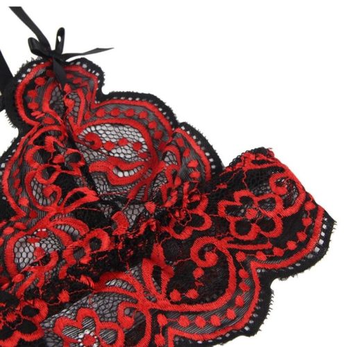 SUBBLIME - KÉT DARAB BEÁLLÍTOTT, CSIPKE, FELSŐ ÉS BUGYI L/XL