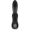 SATISFYER - DOUBLE FLEX VIBRATOR APP BLACK