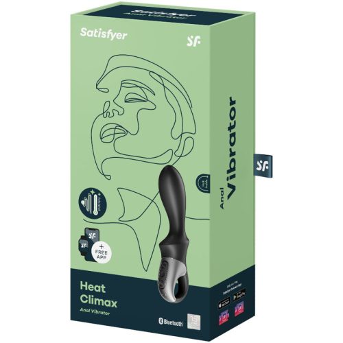 SATISFYER - HEAT CLIMAX ANÁLIS VIBRÁTOR ALKALMAZÁS FEKETE