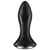 SATISFYER - ROTATOR PLUG 1+ REZGŐ DUGÓ APP BLACK