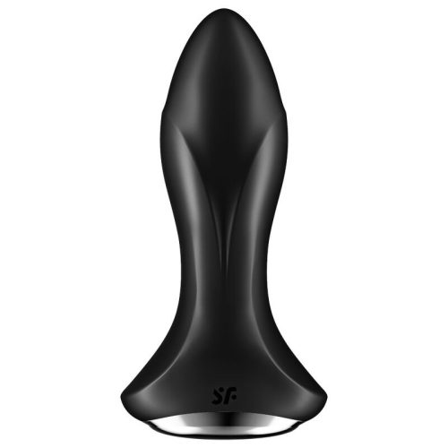SATISFYER - ROTATOR PLUG 1+ REZGŐ DUGÓ APP BLACK