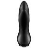 SATISFYER - ROTATOR PLUG 1+ REZGŐ DUGÓ APP BLACK
