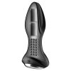 SATISFYER - ROTATOR PLUG 2+ REZGŐ DUGÓ APP BLACK
