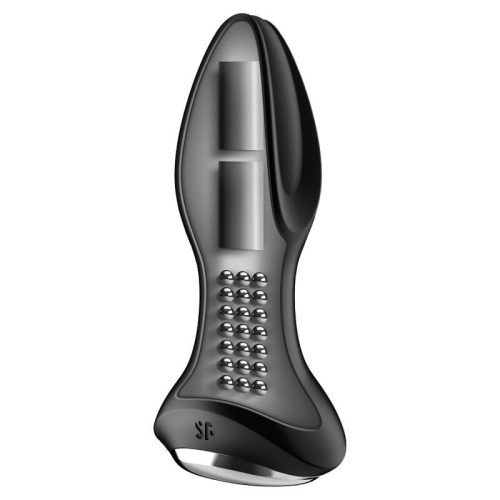 SATISFYER - ROTATOR PLUG 2+ REZGŐ DUGÓ APP BLACK