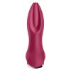 SATISFYER - ROTATOR PLUG 2+ REZGŐ DUGÓ APP RED