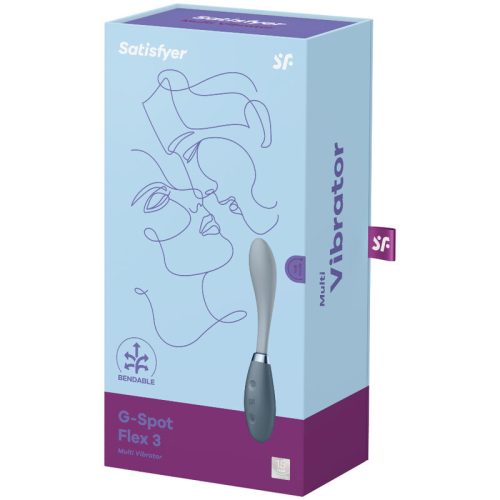 SATISFYER - G-SPOT FLEX 3 MULTI VIBRÁTOR SZÜRKE