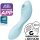 SATISFYER - CURVY TRINITY 5 AIR PULSE STIMULATOR & VIBRATOR APP BLUE