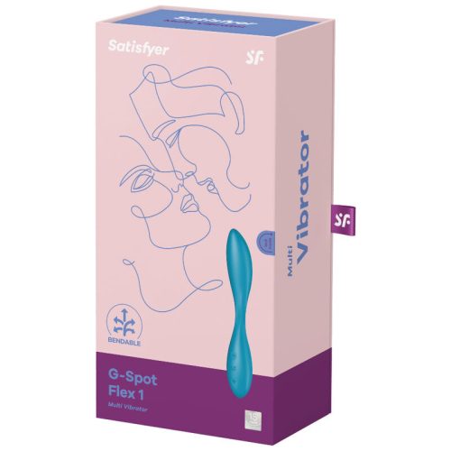 SATISFYER - G-SPOT FLEX 1 MULTI VIBRÁTOR KÉK