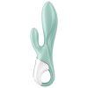 SATISFYER - AIR PUMP BUNNY 5+ FELFÚJHATÓ NYÚL VIBRÁTOR APP GREEN